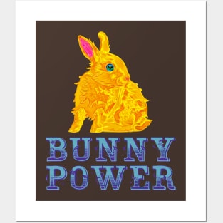 Bunny Rabbit Power Posters and Art